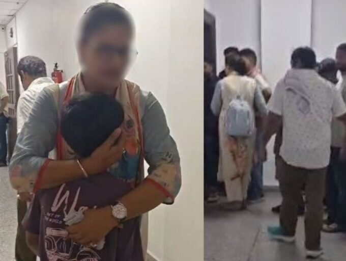 डॉक्टर दंपति की शादी में तीसरी एंट्री, पति ने रचाई दूसरी शादी, पत्नी का सीनियर से अफेयर, जाने दिलचस्प किस्सा । महिला डॉक्टर और उसका बेटा व अन्य लोग। बरेली। प्रेमनगर के पॉश इलाके की एक महिला डॉक्टर ने अपने रेडियोलॉजिस्ट पति के फ्लैट पर पहुंचकर जमकर हंगामा किया। महिला डॉक्टर का आरोप है कि उसके पति ने