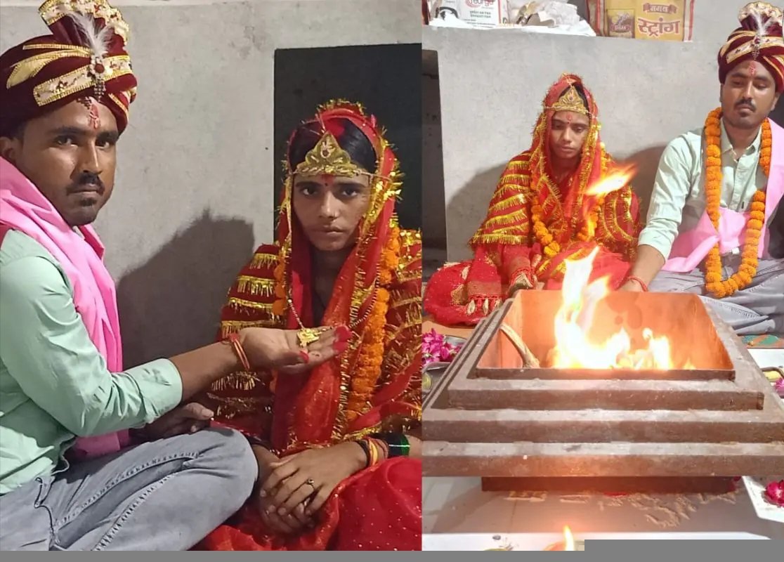 शिव पूजा नहीं छोड़ूंगी : तीन तलाक के बाद जमीला ने बदला धर्म, बनी ज्योति, झारखंड से बरेली पहुंचकर प्रकाश संग रचाई शादी  बरेली। झारखंड की जमीला खातून की कहानी अब बरेली में चर्चा का विषय बन गई है। 18 साल की जमीला ने सनातन धर्म अपनाकर अपना नाम ज्योति देवी रख लिया और प्रेमी प्रकाश रविदास के साथ सात फेरे 