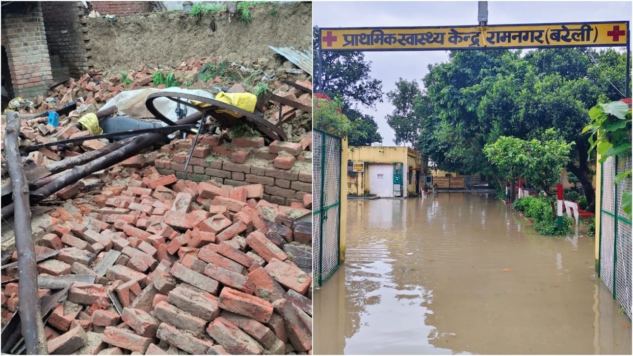 बरेली में बारिश बनी आफत: शाही क्षेत्र में मकान गिरने से चार लोग घायल, रामनगर ब्लॉक और पीएचसी में भरा पानी  बरेली में पश्चिमी विक्षोभ की सक्रियता से सोमवार को दिन में रिमझिम तो रात में तेज बारिश हुई। बारिश के कारण शाही थाना क्षेत्र के गांव औरंगाबाद में एक मकान गिर गया। इससे चार लोग घायल हो गए। वहीं, 